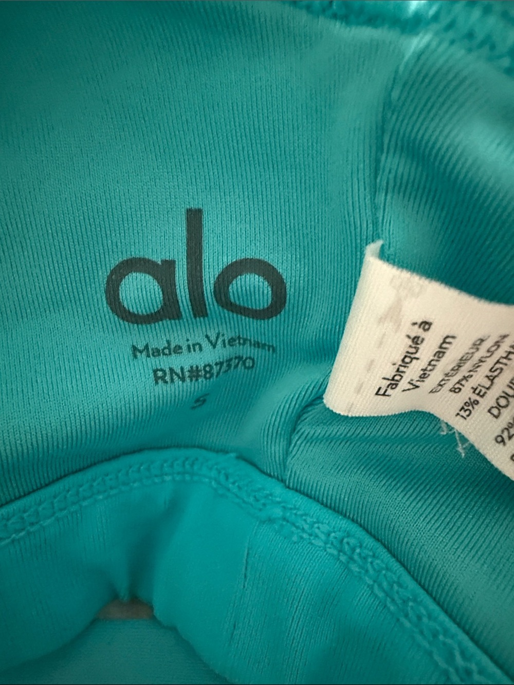 Turquoise Alo Yoga set - Picture 5 of 5